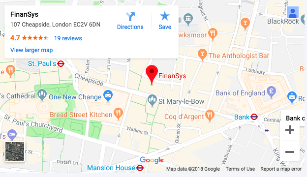 FinanSys location map google